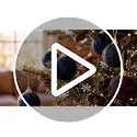 12 Pcs Denim Christmas Ornaments - Blue Jean Holiday Decor