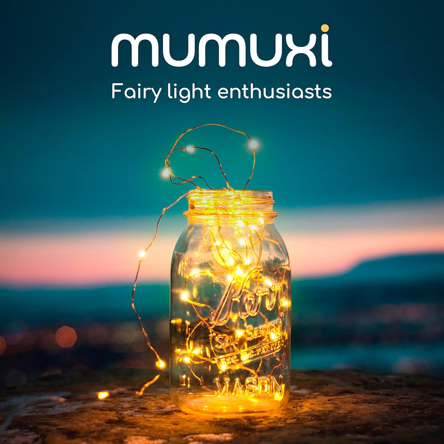 MUMUXI Fairy String Lights - 20 Pack 3.3ft Battery Operated Mini LEDs for Weddings & Crafts | Warm White