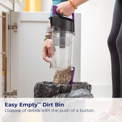 Bissell CleanView Compact Turbo Vacuum - Full-Size Power, Quick Release Wand | Ideal for Apartments & Dorms