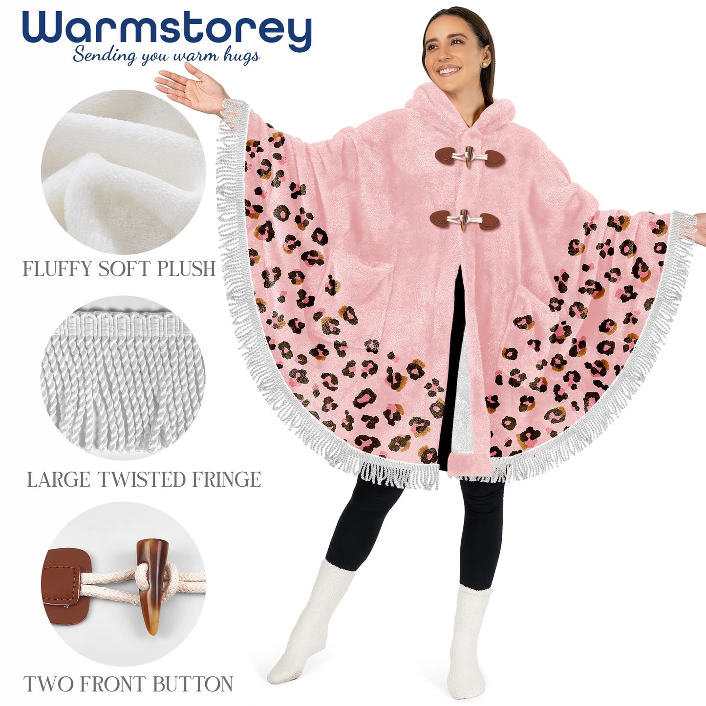 Warmstorey Mothers Day, Birthday Gift for Wife β Spoiled Wife Wearable Blanket Hoodie, Cozy Gift from Husband, Birthday Gift Ideas, Anniversary Present, Comfortable Wife Poncho for Mothers Day