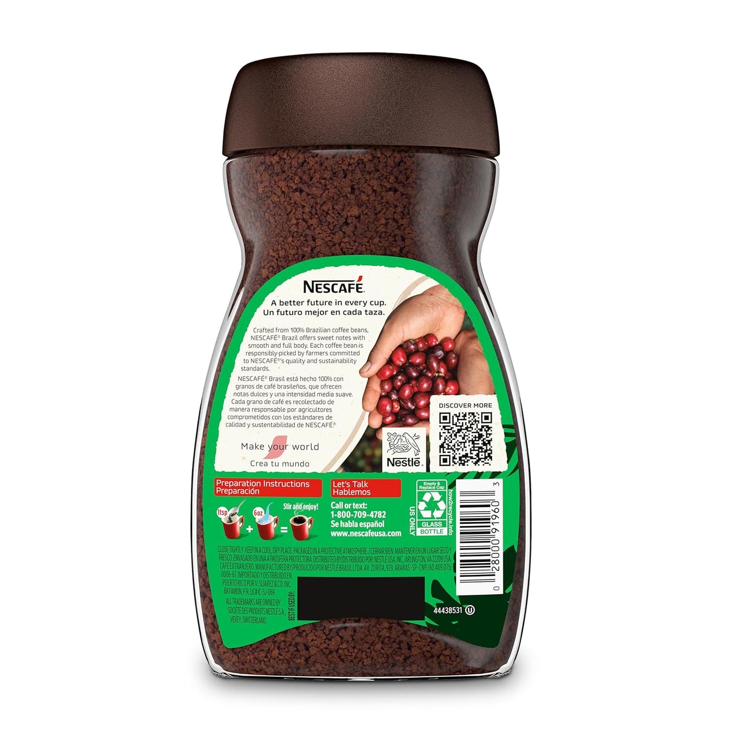NESCAFÉ CLÁSICO Instant Coffee - Rich Flavor from Brazil | 7 Oz Jar for Quick Energy Boost