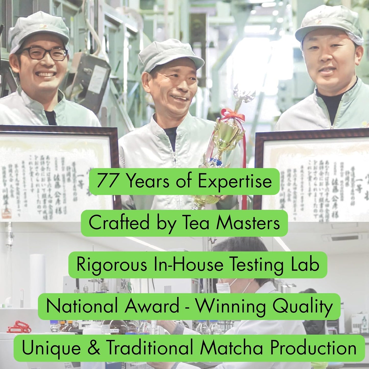 Satoen Ceremonial Grade Matcha Powder - Premium Japanese Green Tea from First Harvest (100g)