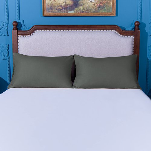 NTBAY King Pillowcase Set - 2 Pack Brushed Microfiber 20x36 Pillowcases - Soft, Wrinkle-Free, Fade-Resistant, Stain-Resistant, Dark Grey Pillowcases with Envelope Closure - 20x36 Inches, Dark Grey