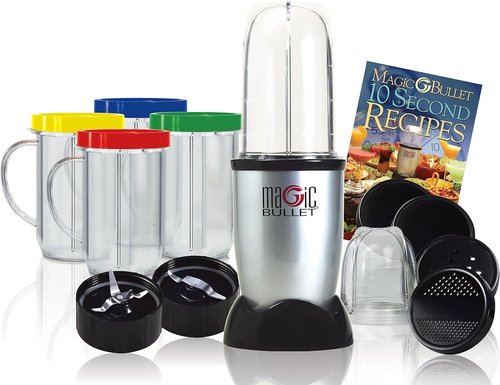 Magic Bullet 17-Piece Express Mixing Set - Versatile Kitchen Blender for Smoothies & More