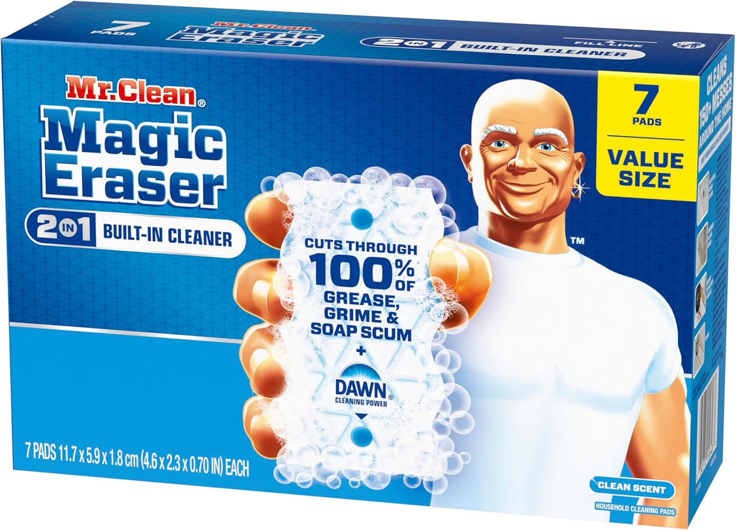 Mr. Clean Magic Eraser - Ultra Foamy All-Purpose Cleaning Sponge | 7 Count for Walls, Sneakers & More