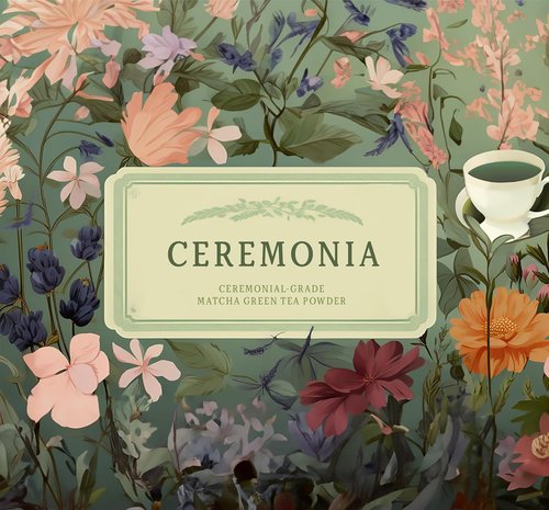 Ceremonia Matcha Green Tea Powder - Ultra Premium Ceremonial Grade, First Harvest, 1.0 oz / 30g