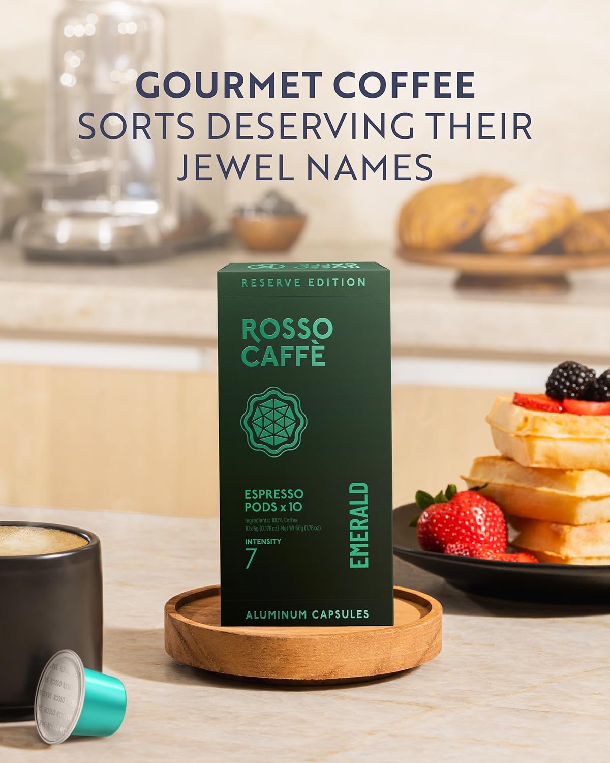 ROSSO CAFFÈ Espresso Coffee Pods - Reserve Variety Pack for Nespresso Original Machines | 160 Capsules Made in Italy