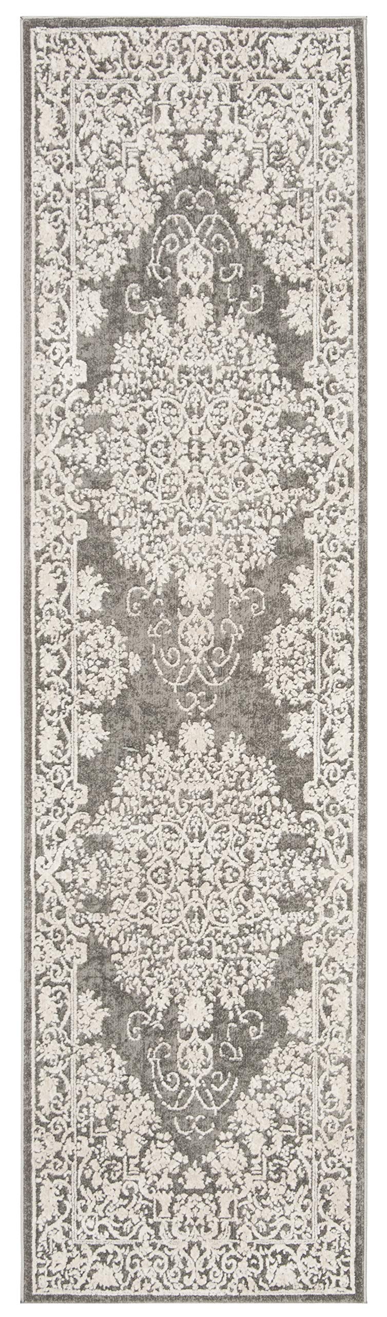 SAFAVIEH Reflection Collection Runner Rug - 2'3" x 8', Beige & Cream, Vintage Distressed Design, Non-Shedding & Easy Care, Ideal for High Traffic Areas in Living Room, Bedroom (RFT664A)
