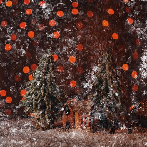 Aoriher Christmas Fake Snow - Glitter Metallic Foil Confetti for Crafts & Decorations | 0.88 Pound