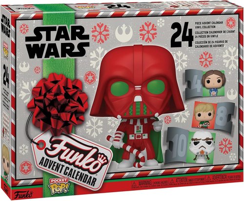 Funko Pop! Star Wars Advent Calendar - 24 Days of Collectible Vinyl Mini Figures | Perfect Holiday Gift for Kids