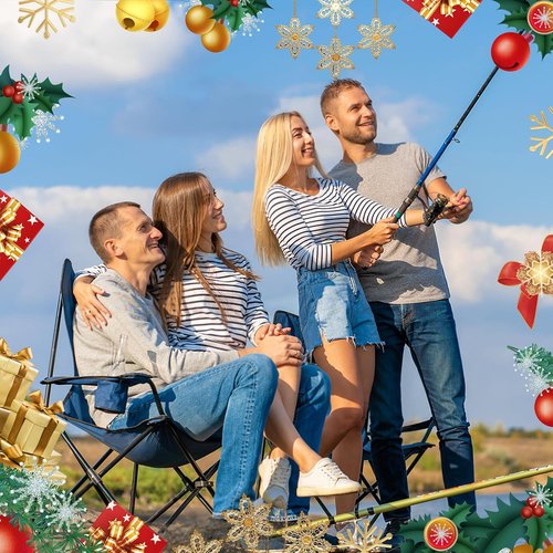 Fishing Advent Calendar - 24-Day Countdown with Fishing Tool Kit & Tackle Lures | Perfect Christmas Gift for Men & Teens