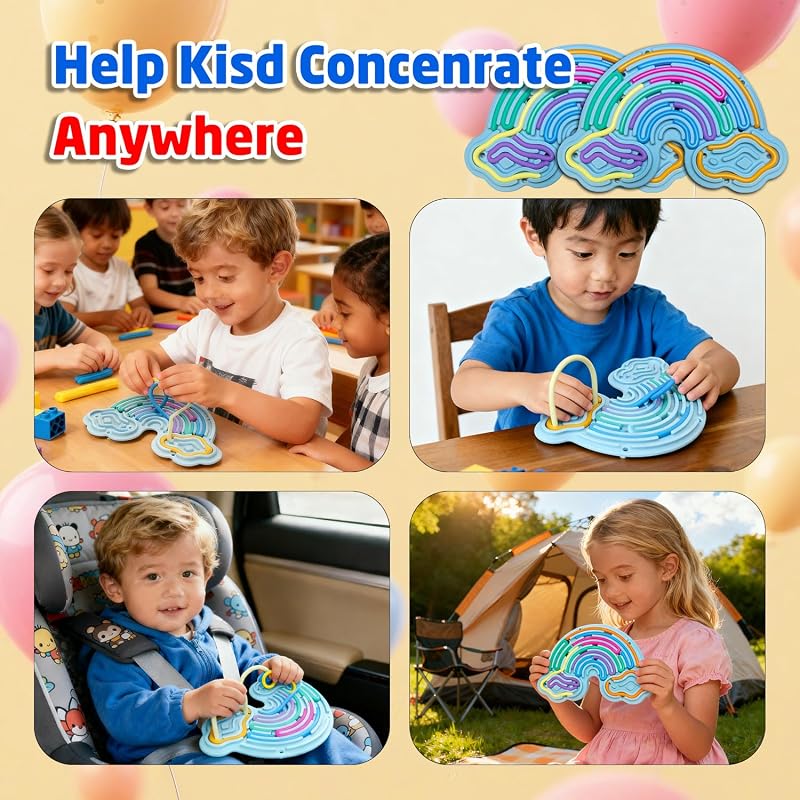 Advent Calendar Fidget Toys Set - 24 Day Sensory Stone for Kids & Adults, Stress Relief