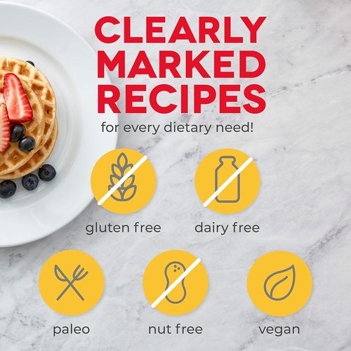 Dash Mini Waffle Cookbook - Over 80 Easy Recipes for Creative Homemade Treats - Gluten-Free & Vegan Options