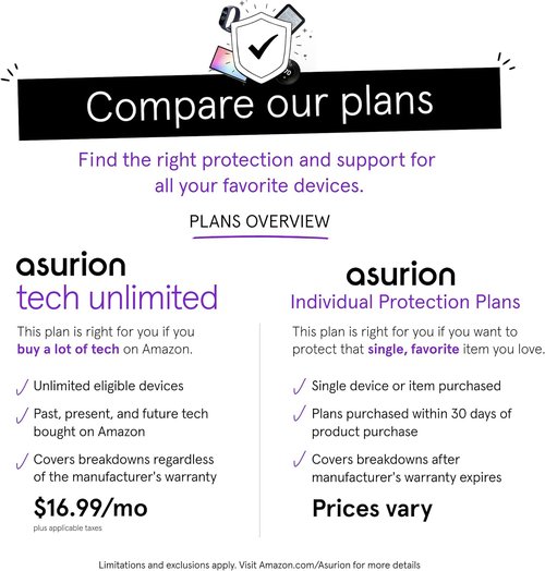 ASURION 3-Year Floorcare Protection Plan | Comprehensive Coverage for $60-$69.99