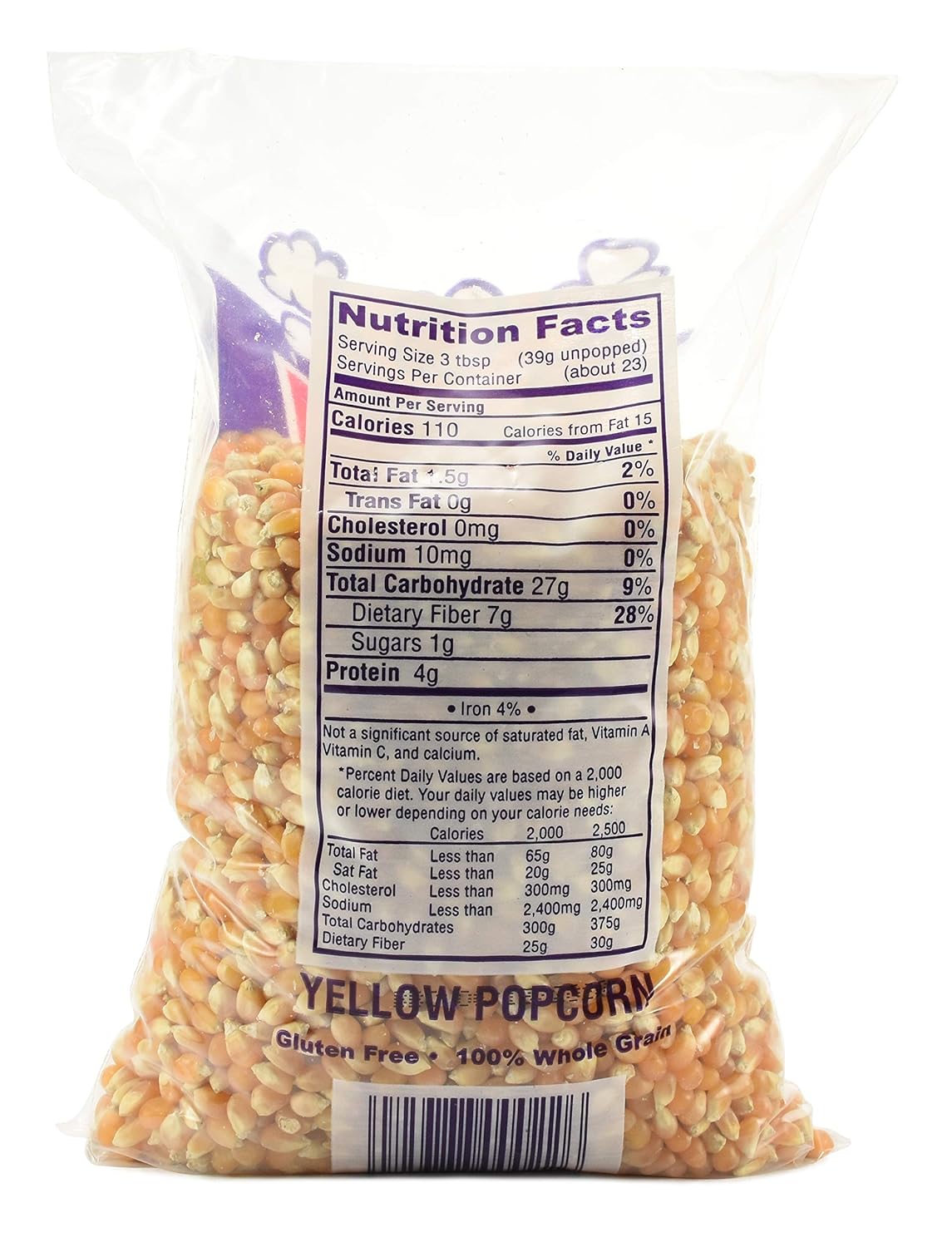 Snappy Yellow Popcorn Kernels - Perfect for Air Poppers & Stovetops | 2 lbs Bag
