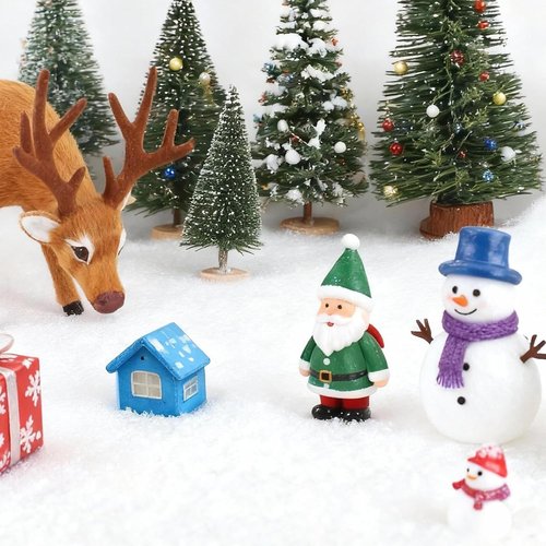 Fake Snow Blanket - Artificial Snow Roll for Christmas Decor | 31.5" x 94.5" Fluffy White Blanket