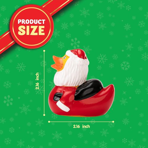 JOYIN Christmas Advent Calendar - 24 Rubber Ducks Countdown for Kids | Fun Bath Toys & Party Favors