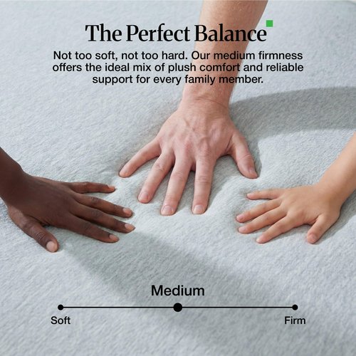 LIFEMENT Twin 6 Inch Graphite Memory Foam Mattress in a Box | Medium Firmness, Temperature Regulating, Fiberglass Free, CertiPUR-US & Oeko-TEX Certified Foam, 75''L x 38''W