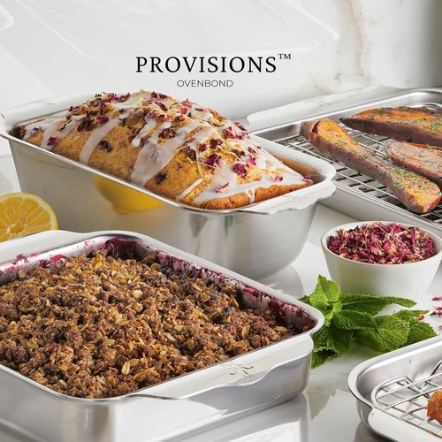 Hestan Provisions OvenBond | Tri-Ply Clad Stainless Steel 1-Pound Loaf Pan (9" x 5")