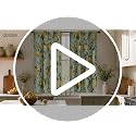 Deer Mountain Kitchen Curtains Set of 2 - 28x36 Inches, Light Filtering Tier Drapes, Variation of THIS listing