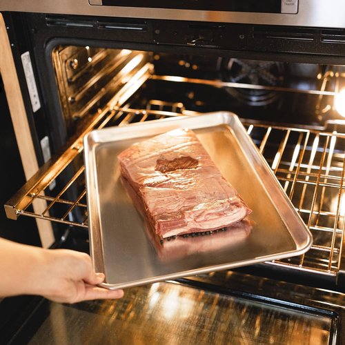 Kitchenatics Baking Sheet Pans - Commercial Quality Nonstick Aluminum for Roasting & Baking | Set of 2, 10.6 x 15.6 IN
