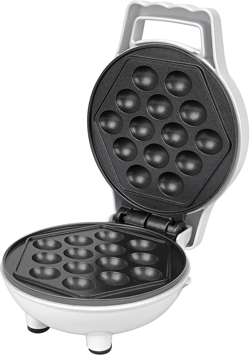 Skiennix Bubble Mini Waffle Maker - Fun Tiny Hong Kong Egg Design, 4" Non-Stick Electric Waffler | Perfect for Desserts and Dorms