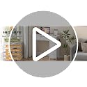 33-Inch Small Computer Desk with 5 Fabric Drawers - White, Compact Workspace