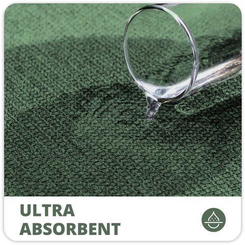 Bosap Bath Mat,Ultra Thin Bathroom Runner Rugs,Large Bath Mats for Bathroom,Quick Dry,Non-Slip,Machine Washable,Low Pile,Bath Rug,Shower Outside,Sink,Home Decor Accessories.Green,2'x5'(24x60inch)