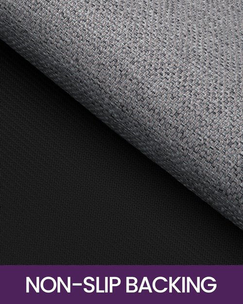 DEXI Kitchen Rugs Non Slip Washable, 24x36+24x72 Set of 2, Soft Thin Mats for Floor, Easy Clean Woven Runner for Front of Sink, Laundry Room, Hallway, Grey