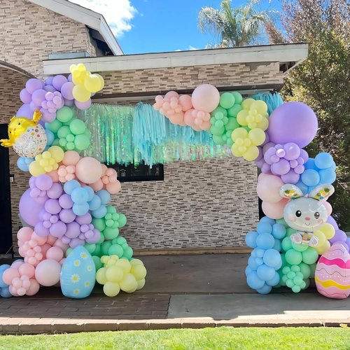 110Pcs Metallic Chrome Gold Balloon Arch Kit - 12 Inch Garland for Weddings, Birthdays & Celebrations