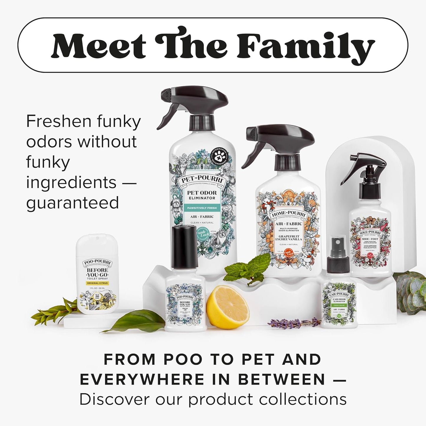Poo~Pourri 16oz Fresh Sea Salt | Odor Eliminating Spray for Home Freshness