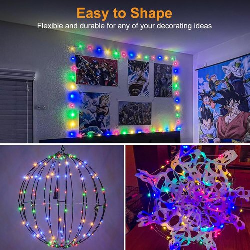 Btfarm 6 Pack Fairy Lights - Battery Operated 20 LED Twinkle String Lights | Waterproof Mini Silver Wire for Mason Jars & Wedding Decor