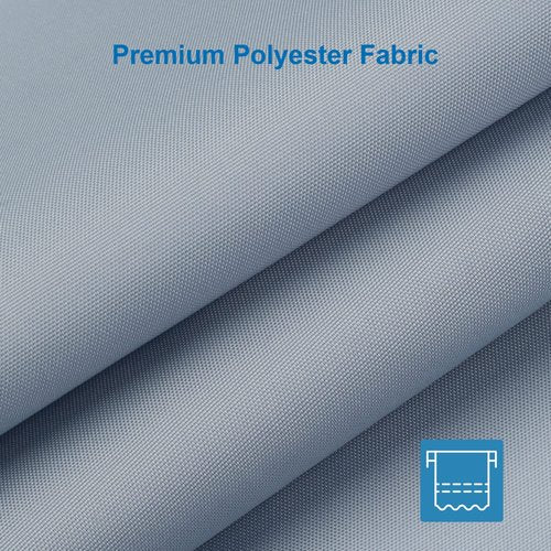 Amazer Light Gray Shower Curtain Liner, Light Gray Fabric Shower Liner, 2-in-1 Bathroom Shower Curtain and Liner, 12 Grommet Holes, Water Proof, Machine Washable, Hotel Quality, 72 x 72 Inches