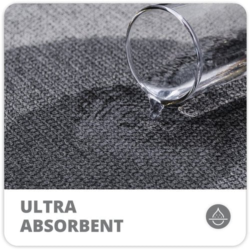Bosap Bath Mat,Ultra Thin Bathroom Runner Rugs,Large Bath Mats for Bathroom,Quick Dry,Non-Slip,Machine Washable,Low Pile,Bath Rug,Shower Outside,Sink,Home Decor Accessories.Dark Grey,3'x4'(36x48inch)