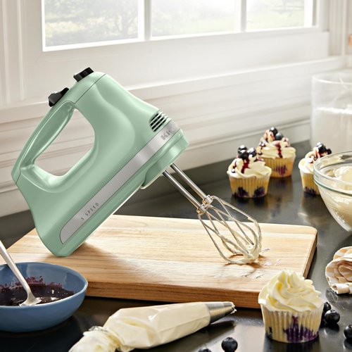 KitchenAid 5-Speed Hand Mixer - Powerful Performance for Effortless Baking | Compact Design