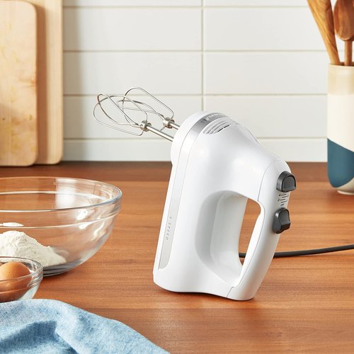 KitchenAid 5 Ultra Power Hand Mixer - High Speed, White | Set of 2 for Effortless Mixing