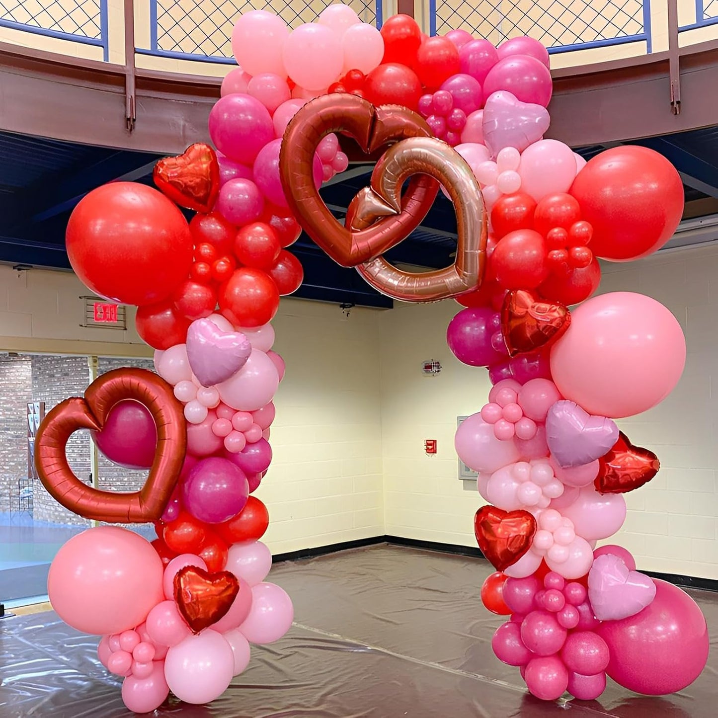 Voircoloria Hot Pink Balloons - 110pcs 12-Inch Dark Pink Latex for Parties & Celebrations