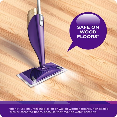 Swiffer WetJet Antibacterial Solution Refill for Floor Mopping and Cleaning, All Purpose Multi Surface Floor Cleaning Solution, Fresh Citrus Scent, 1.25 Liters