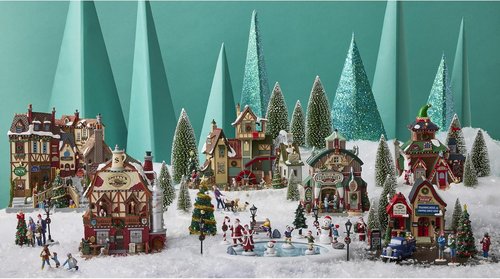 Lemax Lighted Christmas Cookie Shop | Festive Pop-Up Building Decor - #45248