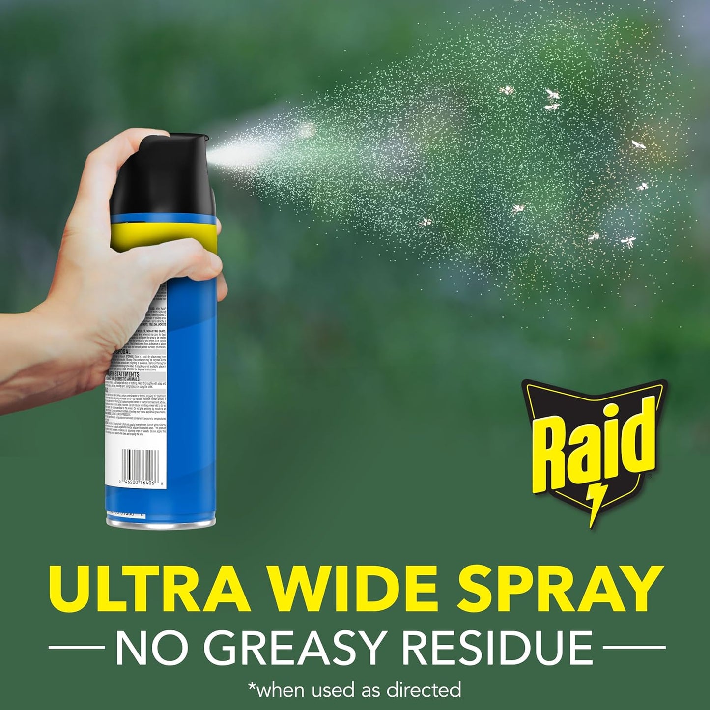Raid Flying Insect Killer - Mosquito & Fly Control | Fresh Scent, 15 Ounce (Pack of 6)