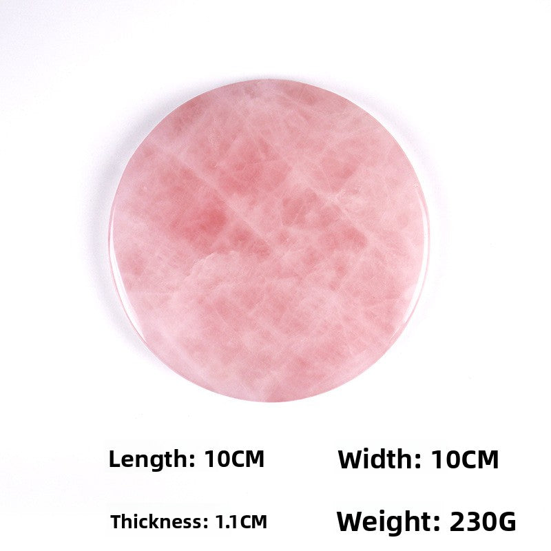Rose Quartz Jade Facial Body Massage Scraping Stones