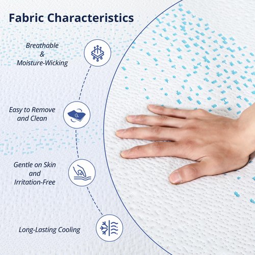 EGOHOME 6 Inch Twin Mattress for Kids, Gel Memory Foam with Charcoal, Fiberglass Free, CertiPUR-US Certified, Temperature-Regulating, Washable Cover, Medium Firm, Bed in a Box, 75"x38"x6"