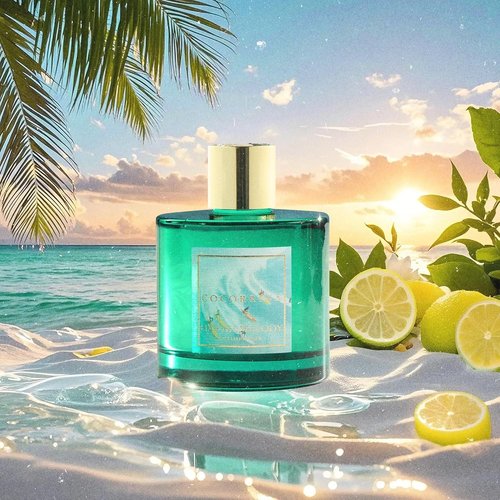 Cocorrína Reed Diffuser - Hawaii Melody 6.7 Fl. Oz Set with 8 Sticks & Preserved Baby's Breath for Home Decor