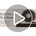 Fall Wreath for Front Door - 24 Inch Autumn Decor with Plum Leaves