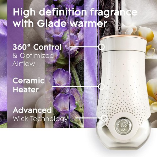 Glade PlugIns Refills Air Freshener - Lavender & Vanilla Scented Essential Oils | 6.7 Fl Oz, 10 Count (Pack of 2)