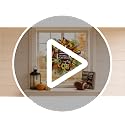 Thanksgiving Football Wreath for Front Door Fall Decor with Sunflowers Pumpkins
