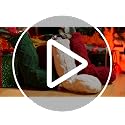 Christmas Candy Stockings Set - Green, Red, Ivory Knit Holiday Decor - Stylish 9 Pack
