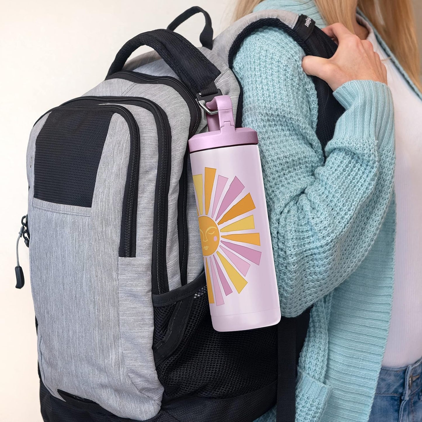 Shine Together by Studio Oh! Insulated Water Bottle - 20-Ounce Stainless Steel, BPA-Free Design