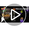 Halloween Inflatable 9FT Giant Pumpkin Witch with Lights - 9ft Pumpkin Man Variant