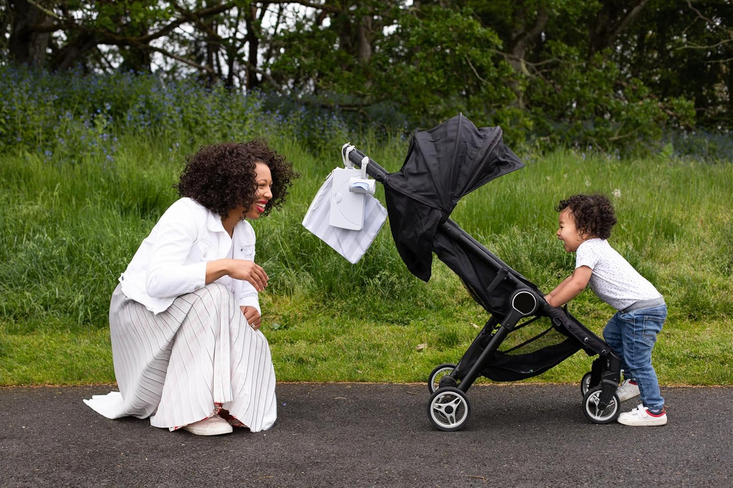 Ubbi On-the-Go Changing Mat - Soft, Portable Diaper Bag Accessory for Newborns | Easy to Clean, Gray